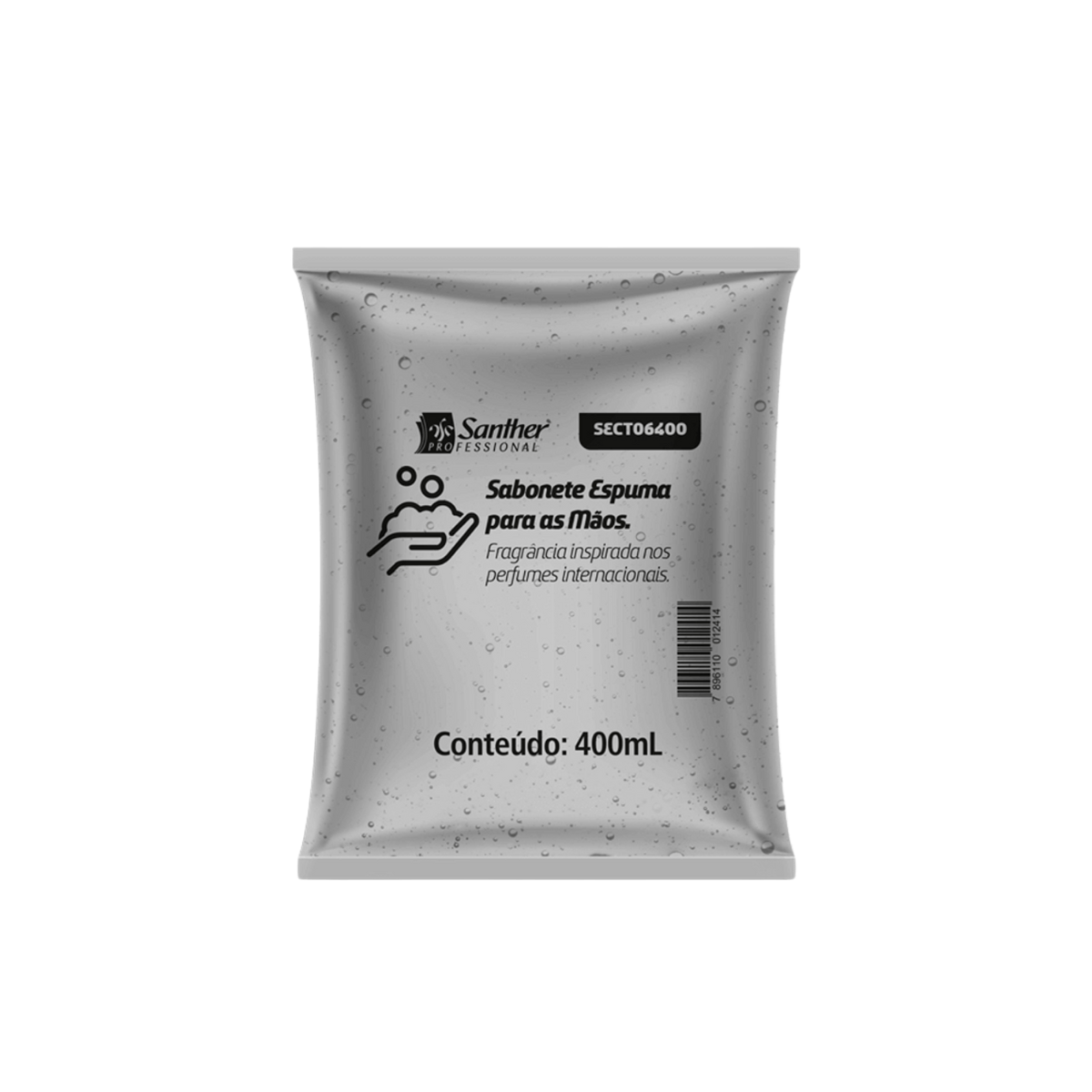 Sabonete Espuma 400ml Santher Professional